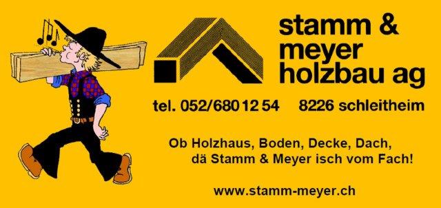 Logo Stamm & Meyer Holzbau AG - Partner der Landtechnik Müller