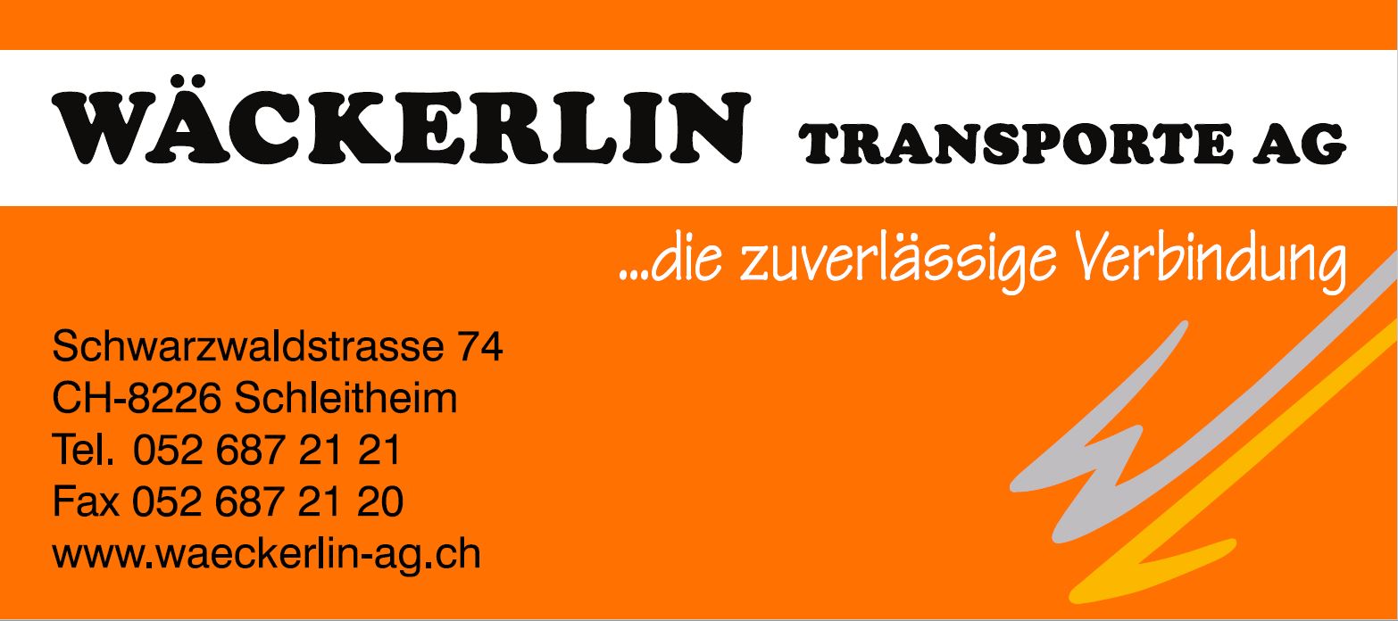 Wäckerlin Transporte AG Logo - Partner Müller Siblingen, Gewerbe Schaffhausen